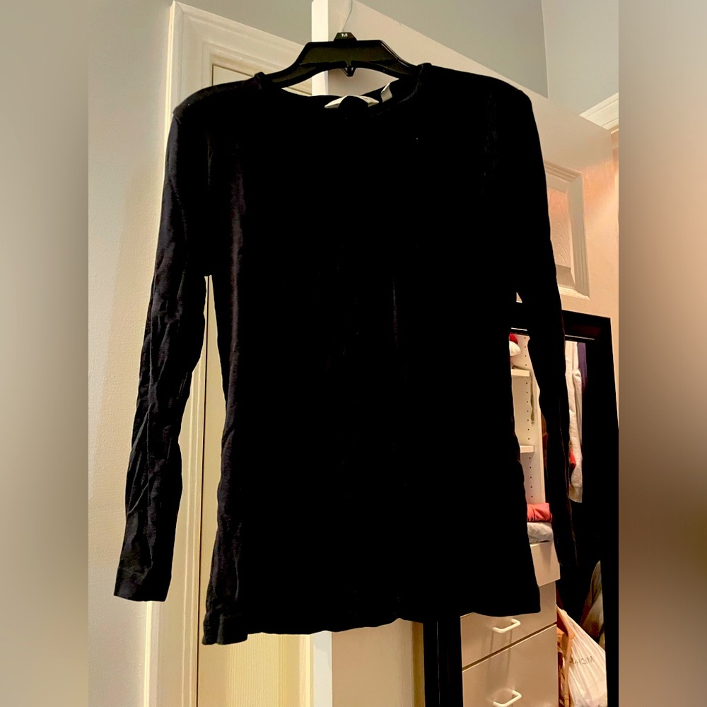 Classic Black Long Sleeve Top